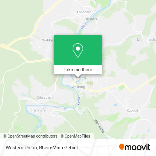 Western Union map