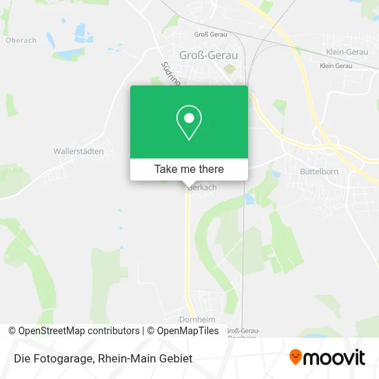 Die Fotogarage map