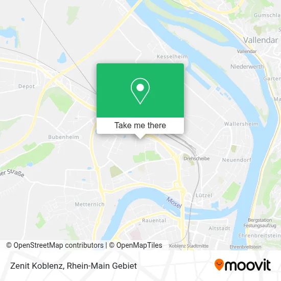 Zenit Koblenz map