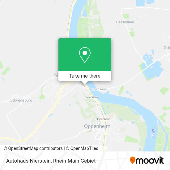 Autohaus Nierstein map