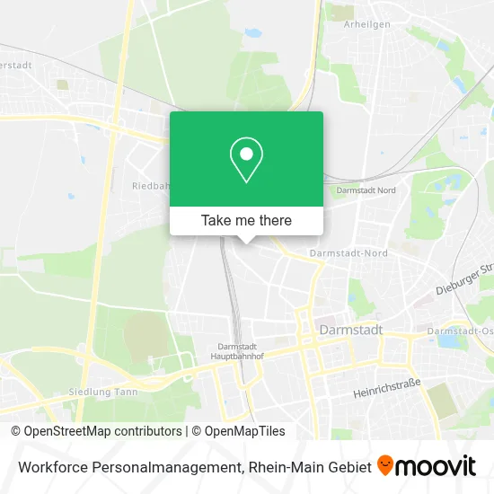 Workforce Personalmanagement map