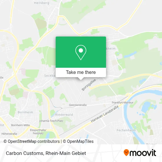 Carbon Customs map