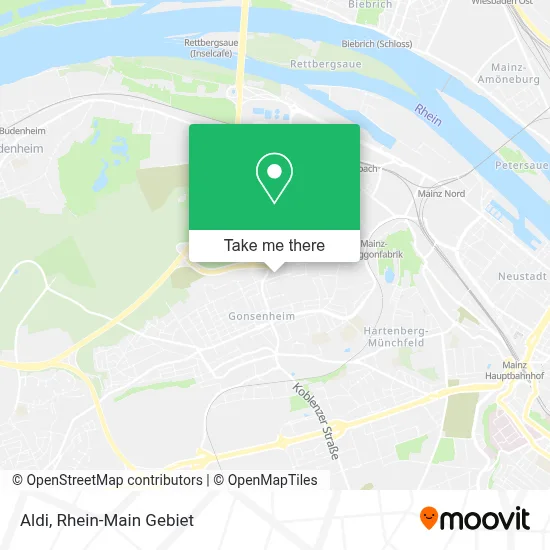 Aldi map