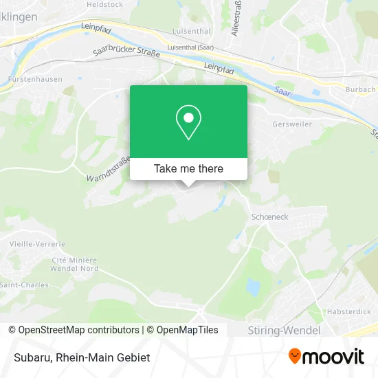 Subaru map