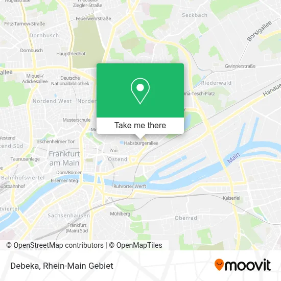 Debeka map