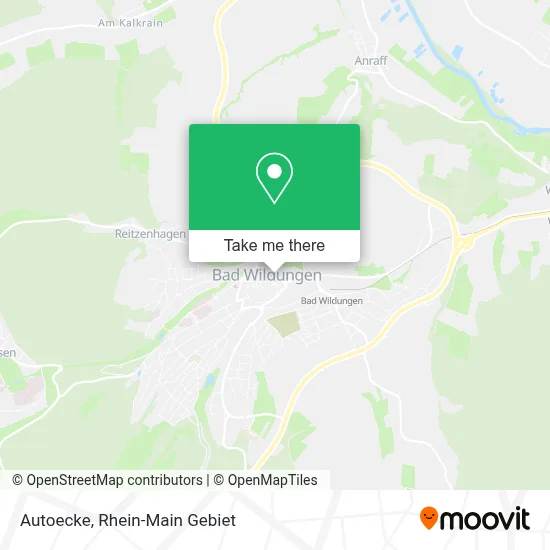 Autoecke map