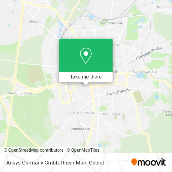 Ansys Germany Gmbh map