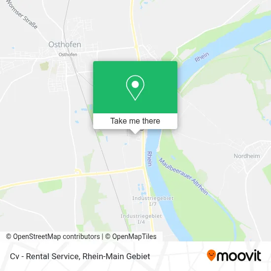 Cv - Rental Service map