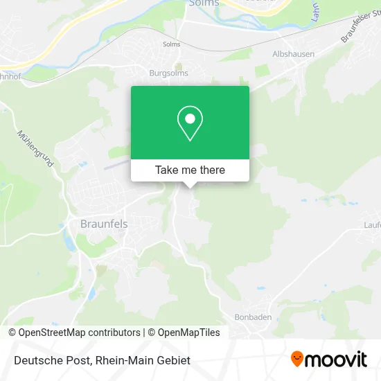 Deutsche Post map