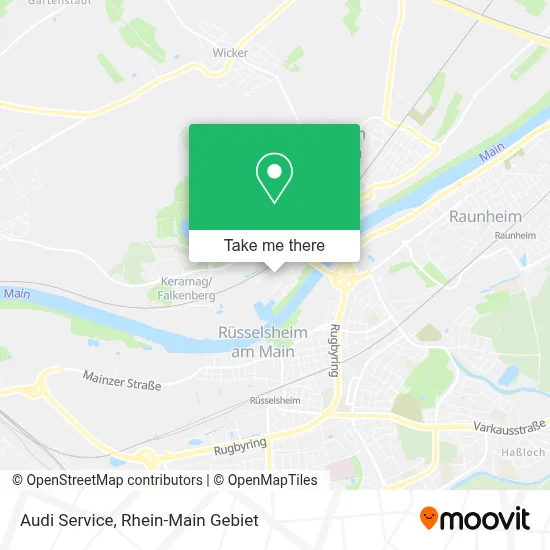 Audi Service map