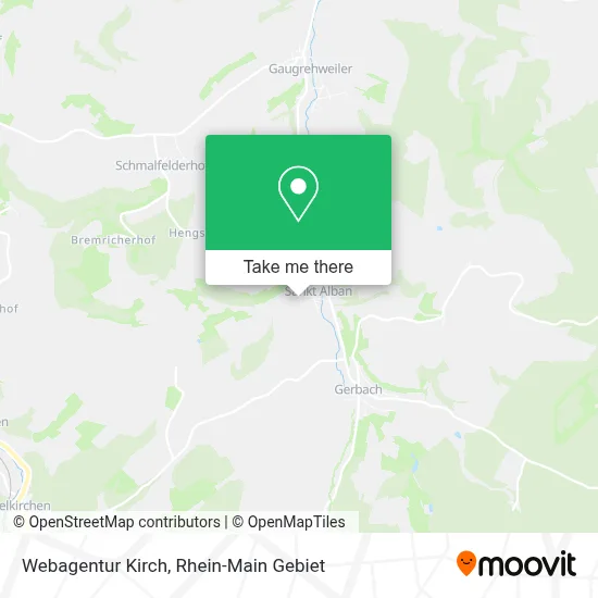 Webagentur Kirch map