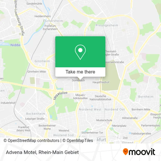 Advena Motel map