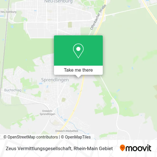 Zeus Vermittlungsgesellschaft map