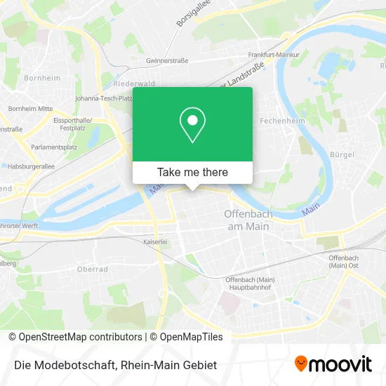 Die Modebotschaft map