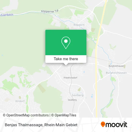 Benjas Thaimassage map