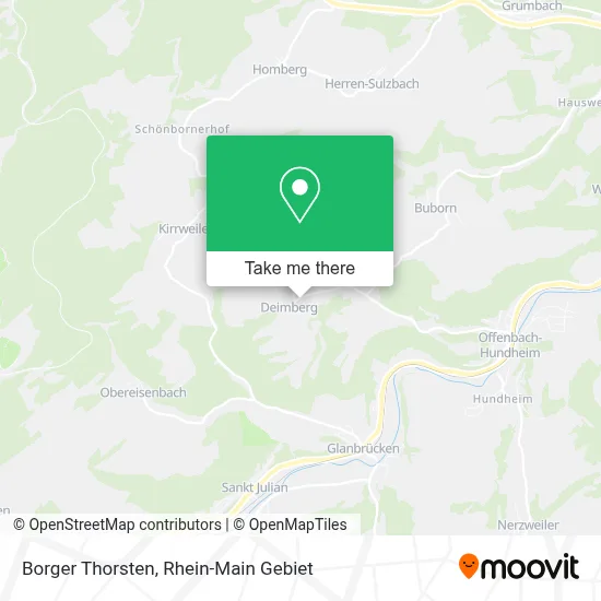 Borger Thorsten map