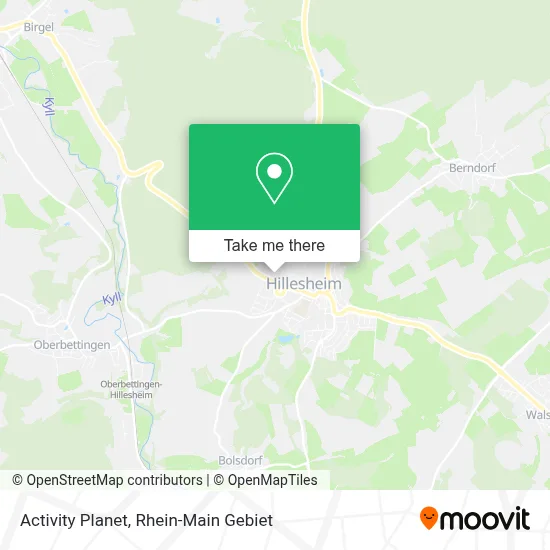 Activity Planet map