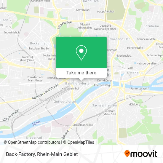 Back-Factory map