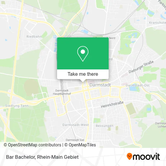 Bar Bachelor map