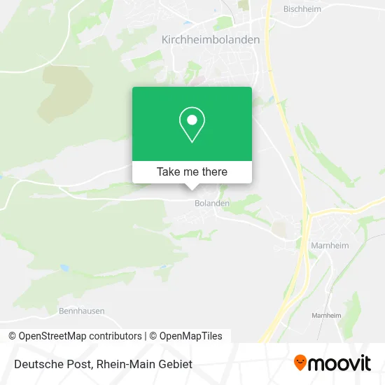 Deutsche Post map