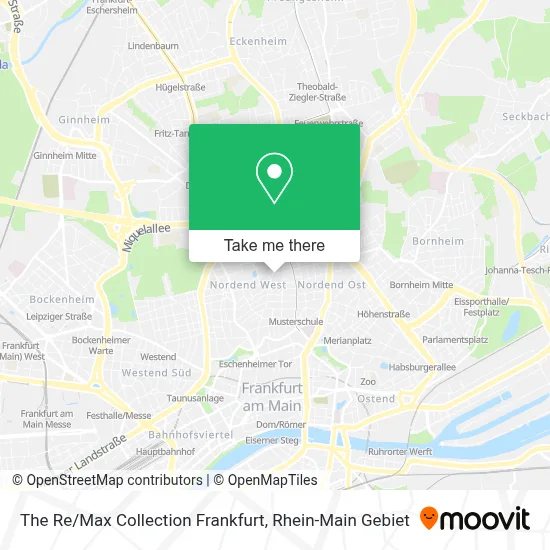 The Re / Max Collection Frankfurt map