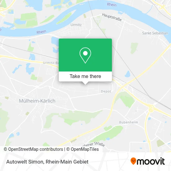 Autowelt Simon map