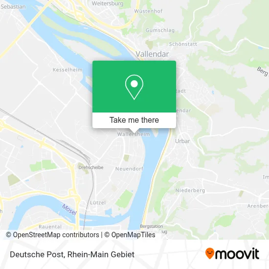Deutsche Post map