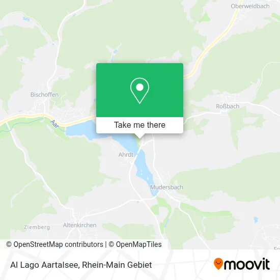 Al Lago Aartalsee map
