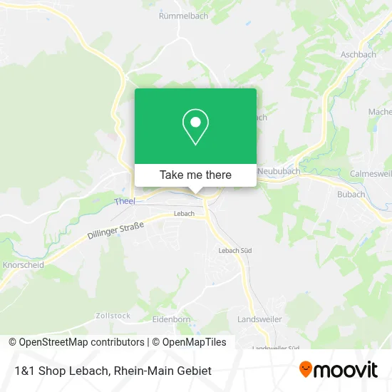 1&1 Shop Lebach map