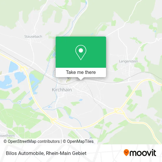 Bilos Automobile map
