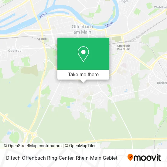 Ditsch Offenbach Ring-Center map