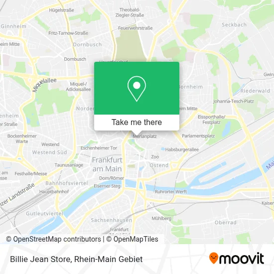 Billie Jean Store map