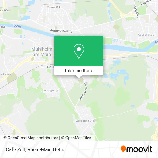 Cafe Zeit map