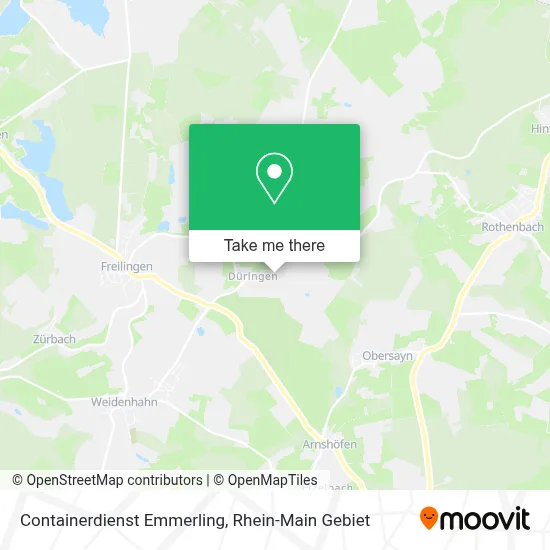 Containerdienst Emmerling map