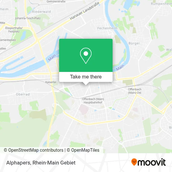 Alphapers map
