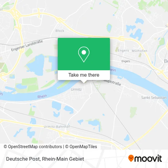 Deutsche Post map