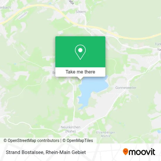 Strand Bostalsee map