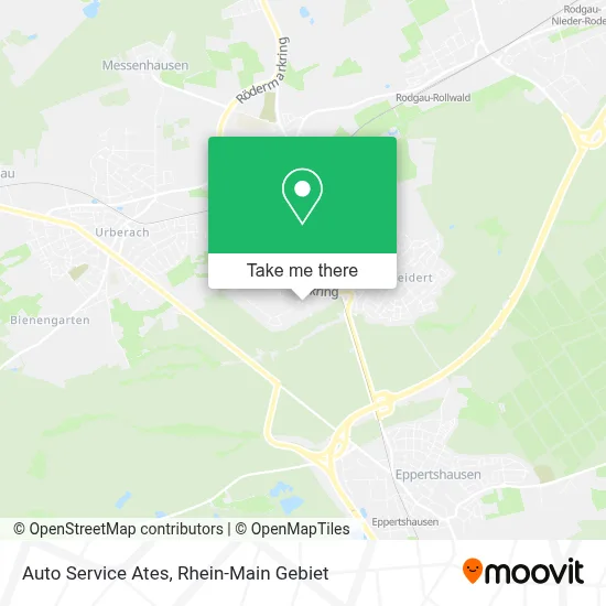 Auto Service Ates map