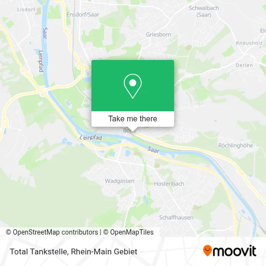 Total Tankstelle map