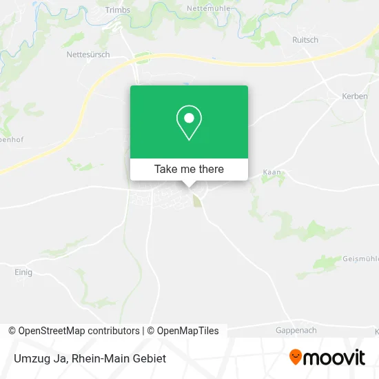 Umzug Ja map