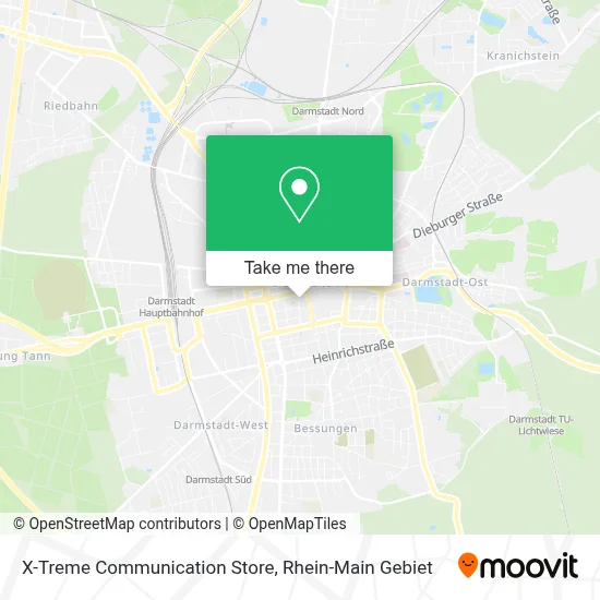 X-Treme Communication Store map
