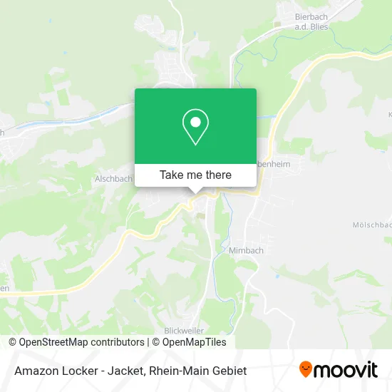 Amazon Locker - Jacket map