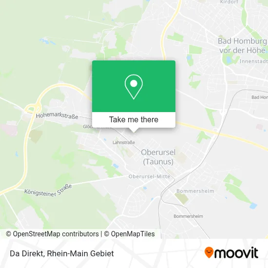 Da Direkt map