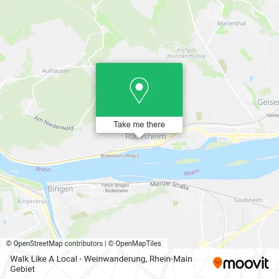 Walk Like A Local - Weinwanderung map