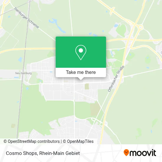 Cosmo Shops map