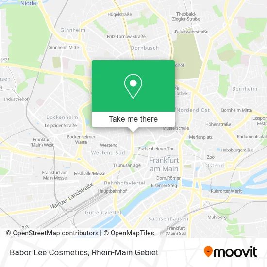 Babor Lee Cosmetics map