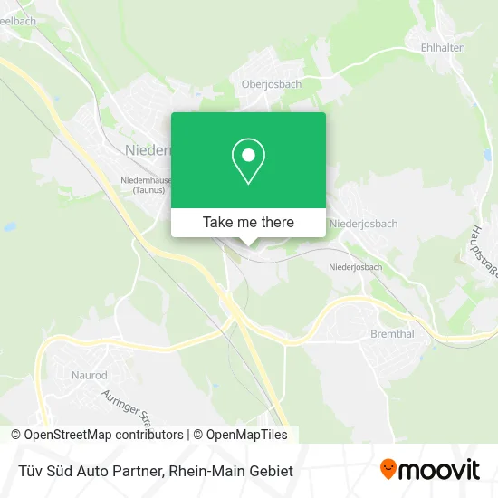 Tüv Süd Auto Partner map