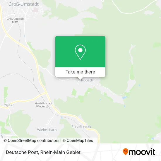 Deutsche Post map