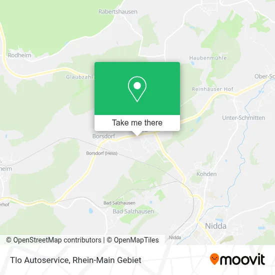 Tlo Autoservice map