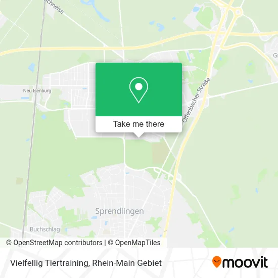 Vielfellig Tiertraining map